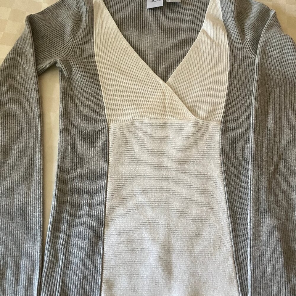 Armani Exchange Vintage Sweater/Pullover Gray/White Size M Teen - Picture 4 of 11